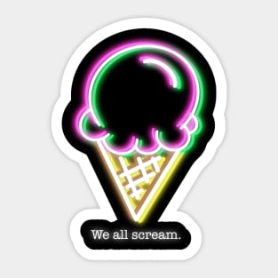 Neon - Ice Cream Sticker